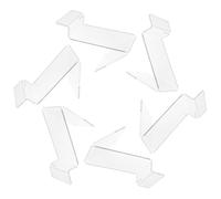 BESPORTBLE 6pcs Acrylic Phone Stand for Desktop Hands Free Viewing | Polished Design, Suitable for Smartphones and Recipe Viewing, Portable Storage, Retail Counters