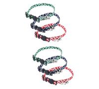 BESPORTBLE 6pcs Adjustable Cat Collar with Bell Pendant Chic Collars for Kittens Safe Breakaway Design for Stylish Pets