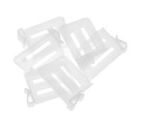 BESPORTBLE 6pcs Adjustable Refrigerator Divider Set, Plastic Storage Shelf Organizers for Fridge Drawers, Suitable for Bottles, Eggs, and Condiment Packs, Kitchen and Freezer Partition