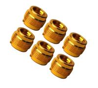 BESPORTBLE 6pcs Aluminum Microphone Stand Screw Adapter to Thread Conversion Nut with Antivibration Shockproof Design for Enhanced Audio Stability and Wide Device Compatibility