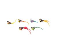BESPORTBLE 6pcs Artificial Birds with Clips Garden Decoration Lifelike Bird Models for Home Craft Display Stable and Vivid Nature-inspired Decorative Ornaments Random Color