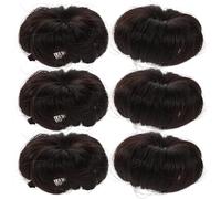 BESPORTBLE 6pcs Baby Wig Bun: Girls Hair Chignon Extensions - Messy Bun Hairpiece - Synthetic Hair Scrunchie Clip for Toddlers for Parties Ballet Casual Updos