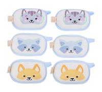 BESPORTBLE 6Pcs Bath Sponge for Newborns and Absorbent Cotton Shower Scrubber with Mixed Cartoon Patterns Soft Yet Exfoliating Bath Sponges for Gentle Skin Cleaning