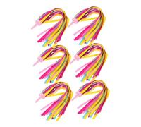 BESPORTBLE 6pcs Bike Handlebar Streamers for Scooters and Bicycles Weatherproof Tassel Ribbons Vibrant Decoration Accessories Easy to Install