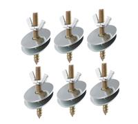 BESPORTBLE 6pcs Bird Cage Screws Kit with Washers Fasteners for Perches Breeding Boxes and Feeders Easy Installation for Budgies and Birds