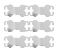 BESPORTBLE 6pcs Bone Shaped Id Tags Dog Tag for Pets Prevents Pets from Being Lost Engraving Stainless Steel Stylish Mirror Finish Unique Design for Puppies and Rabbits Owners