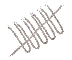 BESPORTBLE 6pcs Boot Straps Boot Bands Outdoor Accessories Leg Straps Strong Shoe Laces Work Boot Laces Heavy Duty Reusable Elastic Rope Hiking Accessories Aluminum Alloy Khaki