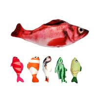 BESPORTBLE 6pcs Cat Plush Fish for Cats Pet Swimming Fish Chasing Fish Simulated Fish Artificial Fish Models Cat Teaser Cotton