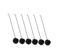 BESPORTBLE 6pcs Cat Scratching Ball with Bell Interactive Replacement Toy for Cat Tree Durable Accessory for Kittens and Indoor Play Black Color