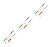BESPORTBLE 6pcs Cat Teaser Stick Three-section Interactive Cat Toy for Indoor Kittens Safe and Fun Playtime Telescoping Design Includes and Rods