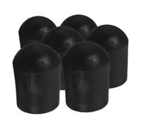 BESPORTBLE 6pcs Cello Endpin Rubber Tips Non Slip Endpin Stoppers for Cello Durable Slip Covers Easy to Install Musical Instrument Accessories Black Diameter