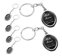 BESPORTBLE 6pcs Clear Rectangular Photo - Mini Picture Frame Keychains for Friends & Couples - Key Holders with Split Rings for Memories