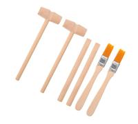 BESPORTBLE 6Pcs Dinosaur Excavation Kit Gemstone Digging with Hammer Brush and Fun Archaeology Tool for Boys Explore and Gems