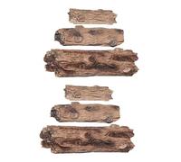 BESPORTBLE 6pcs Fake Mini Tree Stump Model Artificial Stump Ornament for Micro Landscape Garden Decor