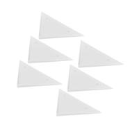 BESPORTBLE 6pcs Foosball Table Corner Protectors Triangle Plastic Edge Replacement Accessories Rod Table Football Game Parts Firm Stability and Surface Protection