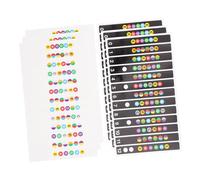 BESPORTBLE 6pcs Guitar Fretboard Stickers Beginner Notes Map Finger Guide Labels for Fretboard Creative Note Decals for Guitar Learning Practice Random Color