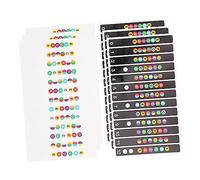BESPORTBLE 6pcs Guitar Fretboard Stickers for Beginners Fretboard Notes for Practice Sessions Learn Guitar Scales Easily