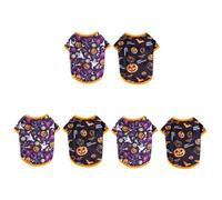 BESPORTBLE 6pcs Halloween Pet Costume Dog Outfit Pumpkin Hat and Cape Creative Pet Apparel for Dogs and Cats for Halloween Parties and Cosplay Events