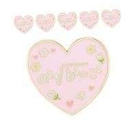 BESPORTBLE 6pcs Heart-shaped Alloy Brooch Pins Lapel Badge for Coats Scarves Sweaters and Bags Stylish Valentine S Day Wedding Jewelry Accessories