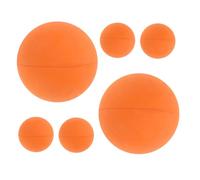 BESPORTBLE 6pcs High Bounce Rubber Squash Balls for Reaction Training Hollow Lightweight Mini Bouncy Balls for Professional Squash Practice Compact Exercise Equipment for Beginners and