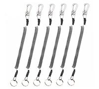 BESPORTBLE 6pcs Lightweight Fishing Lanyards Outdoor Fishing Supplies Spring Tether for Telescopic Rods Pliers