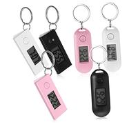 BESPORTBLE 6pcs Luminous Digital Keychain Pocket Watches Compact Electronic for Students Nurses and Professionals Versatile for Study Exams and Work