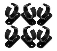 BESPORTBLE 6Pcs Microphone Desk Mount Clamp Durable Holder for Easy Placement Non Slip Design for and Stages Multi Function Microphone Accessory