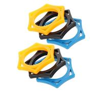 BESPORTBLE 6pcs Microphone Roll Rings Rubber Slip Holder Stand Roller Mic Stabilizer with Secure Grip and Antislip Design for Live Events Studio Interviews