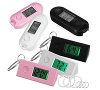 BESPORTBLE 6pcs Mini Keychain Pocket Watch Digital Display for Boys and Girls Students Nurses Doctors Outdoor Activities