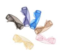 BESPORTBLE 6pcs Miniature Doll Goggles Multicolor Safety Eyewear Lightweight Soft-edged Lab and Accessories for Creative Dress Up and Display
