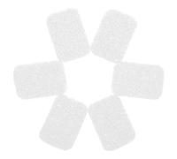 BESPORTBLE 6pcs Non-Slip PVC Soap Saver Pads White, Kitchen and Shower Soap Holder Drain Water Mat for Bathroom Counter