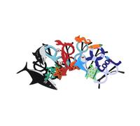 BESPORTBLE 6pcs Ocean Animal Glasses Lightweight Party Photo Props Beach Eyeglass Frames Boys Sea Creature Designs for Birthday and Fishing Celebrations