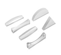 BESPORTBLE 6pcs Optical Lens for Middle School Physics Science Experiments Acrylic Light Prism Kit with Convex Concave and Lenses for Teaching and Learning Optical Principles