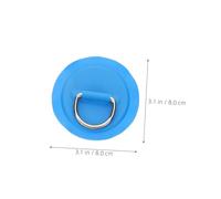 BESPORTBLE 6pcs Paddle Board Buckle with D-ring Patches for Inflatable Boats Kayaks Canoes Secure Paddle Clamp Accessories for Surfboard and Sup Stability