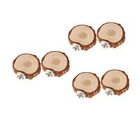 BESPORTBLE 6pcs Parrot Platforms Bird Cage Stands for Guinea Pigs and Hamsters Multi-use Pet Jumping Toys Natural Enriching Bird Play Space