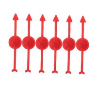 BESPORTBLE 6pcs Plastic Arrow Pointers for Turntable Indicators Game Wheel Accessories Lightweight Interactive Board Game Arrows for Carnival Prize Wheel Teaching DIY