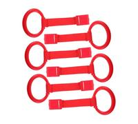 BESPORTBLE 6pcs Pull Up Rings Playpen Crib Assistance for Strengthen Arms Support Standing for Early Walking Development Secure Attachment for Cribs Strollers