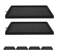 BESPORTBLE 6pcs Puzzle Sorting Trays - Stackable Felt Puzzle Sorter Saver for Sorting 1000 Pieces - Non-Slip Surface Multipurpose Organize Storage