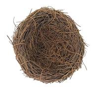BESPORTBLE 6pcs Rattan Bird Nests Decorative Artificial Nest Props for DIY Craft Projects Garden Lawn Ornament Photo Props and Party Supplies
