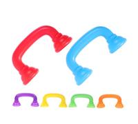 BESPORTBLE 6pcs Realistic Plastic Phone Handsets for Speech Training and Role Play Interactive Reading Aid Props in Multiple Colors Enhance Language Development and Communication Skills in