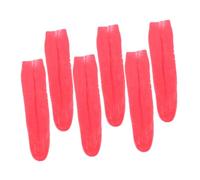 BESPORTBLE 6pcs Realistic Scary Prank Tongue Props for Halloween and April Fool's Day Lifelike Red Long Tongue Accessories for Costume and Party Fun Reusable Horror Trick Inspired by Cultural