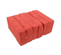 BESPORTBLE 6pcs Red Foam Bricks Lightweight Safe Fake Brick Props for Stage Performance Movie Tricks Halloween Comedy Reusable Miniature Handmade Construction Blocks