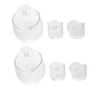 BESPORTBLE 6pcs Redworm Cup Aquarium Plant Holder Suction Cup Planter for Fish Tank