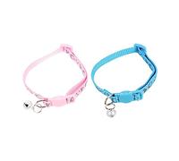 BESPORTBLE 6pcs Reflective Cat Collar Bell Breakaway Cat Collars for Safety Comfortable Skin-friendly Design and Colors for and Easy Identification