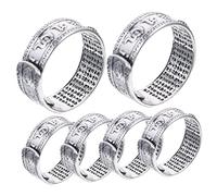 BESPORTBLE 6pcs Retro Amulet Finger Rings Set Vintage Gold Mythical Beast Decorative Rings for Men Lucky Health Jewelry for Daily Wear