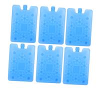 BESPORTBLE 6pcs Reusable Ice Packs for Cooler Box Quick Freeze Freezer Blocks Portable Cooling Packs for Picnic Camping Beach Food Storage and Air Conditioner Fan Use