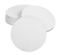 BESPORTBLE 6pcs Round Corrugated Cardboard Cake Boards Thick Cake Base Trays for Decorating Lightweight and Display Plates for Birthday Wedding and Celebration