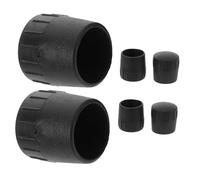 BESPORTBLE 6pcs Rubber Microphone Stand Foot Caps for 25mm Tubes, Anti-slip Mic Holder Base Protectors for Professional Microphone Stands and Audio Equipment