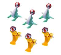 BESPORTBLE 6Pcs Sea Lion Shape Clockwork Random Color Wind Up Playthings for Safe and Adorable Sea Animal Design for Developing Hand Eye Coordination Random Color