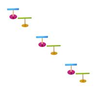 BESPORTBLE 6pcs Shaped Bird Parrot Activity Stand Climbing Rack Random Colors Large Small Encourages Exercise Coordination for Parakeets Cockatiels and Small Birds